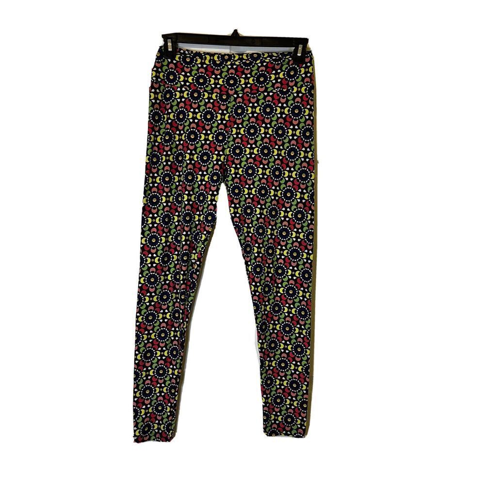 LuLaRoe leggings Tall and‎ Curvy one size OS black great shape ACE-A